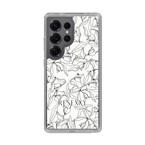 Slim Protection Case［ RESEXXY - Flower - White ］