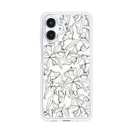 Slim Protection Case［ RESEXXY - Flower - White ］