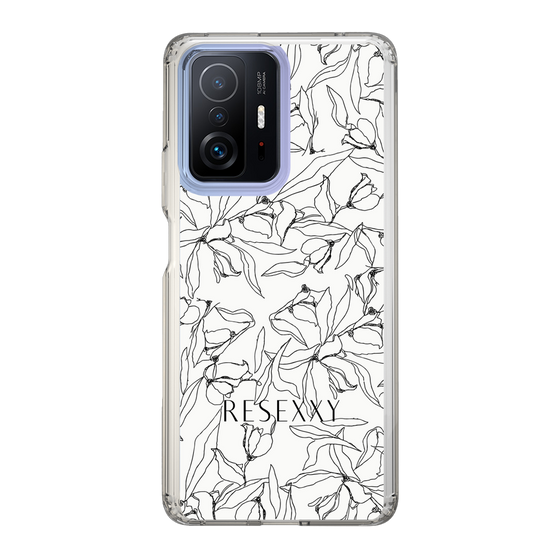 Slim Protection Case［ RESEXXY - Flower - White ］