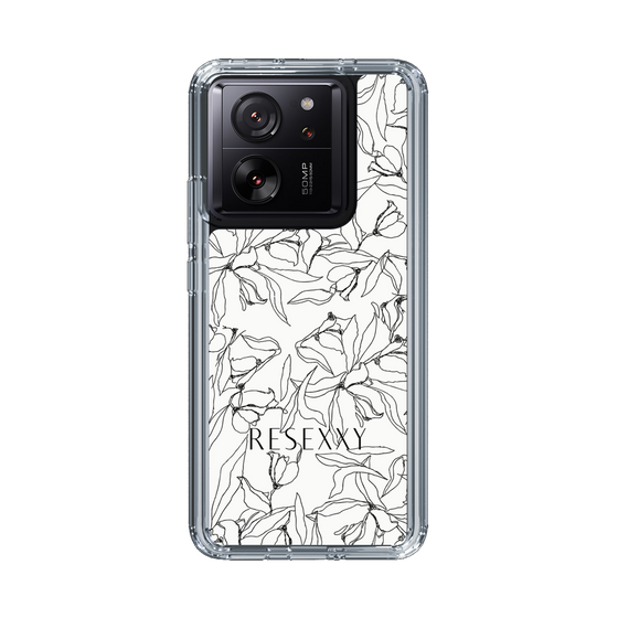 Slim Protection Case［ RESEXXY - Flower - White ］