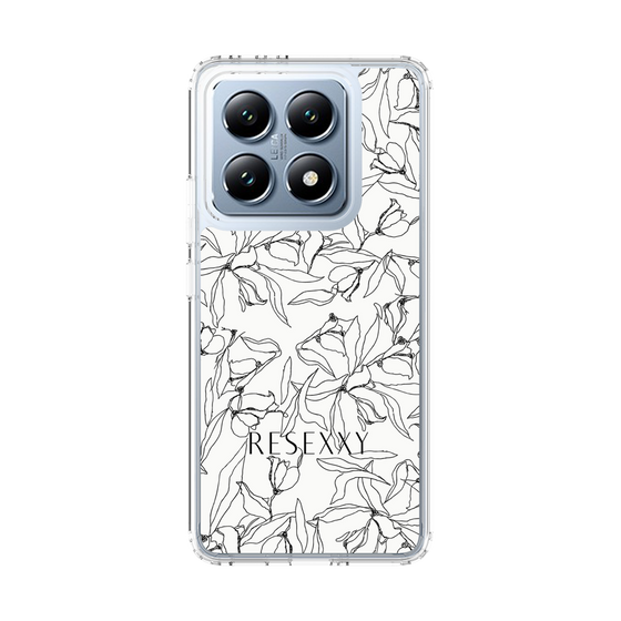 Slim Protection Case［ RESEXXY - Flower - White ］