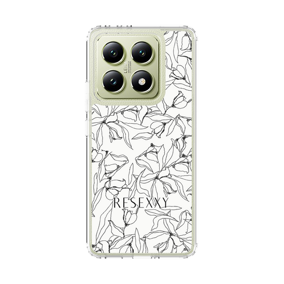 Slim Protection Case［ RESEXXY - Flower - White ］