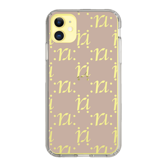 Slim Protection Case［ RESEXXY - Monogram - Beige ］