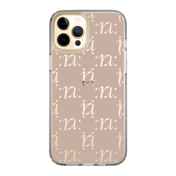 Slim Protection Case［ RESEXXY - Monogram - Beige ］