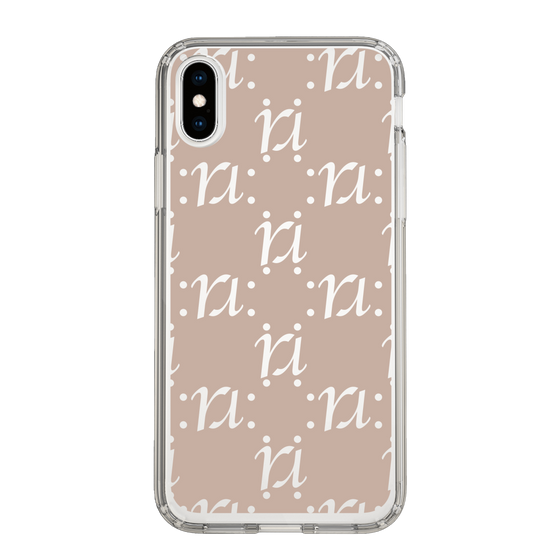 Slim Protection Case［ RESEXXY - Monogram - Beige ］