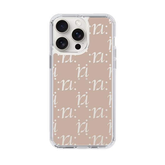 Slim Protection Case［ RESEXXY - Monogram - Beige ］