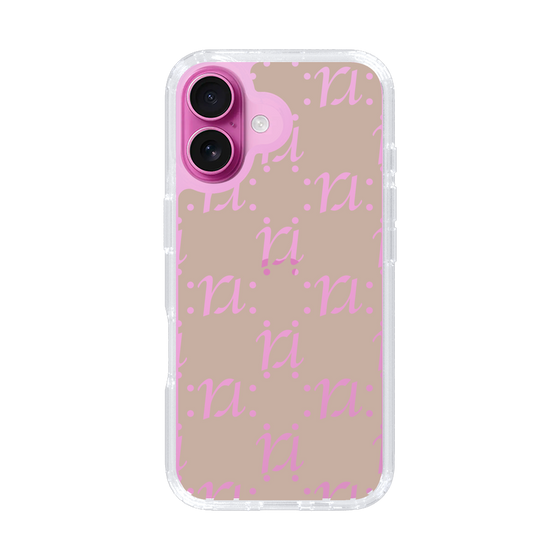 Slim Protection Case［ RESEXXY - Monogram - Beige ］