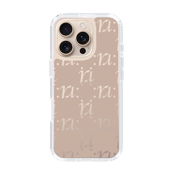Slim Protection Case［ RESEXXY - Monogram - Beige ］