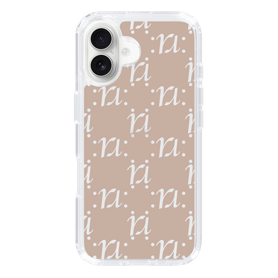 Slim Protection Case［ RESEXXY - Monogram - Beige ］