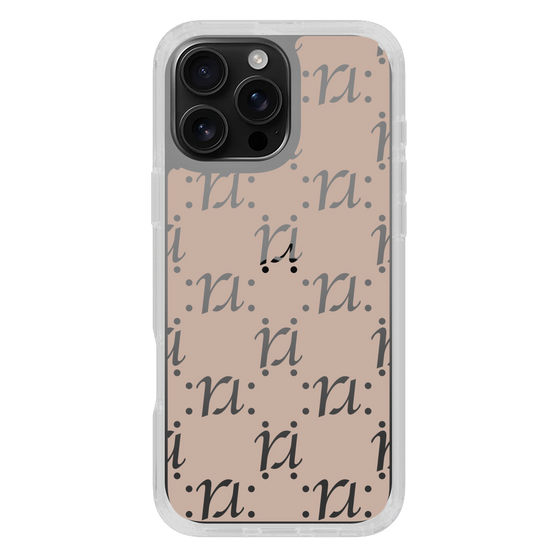 Slim Protection Case［ RESEXXY - Monogram - Beige ］
