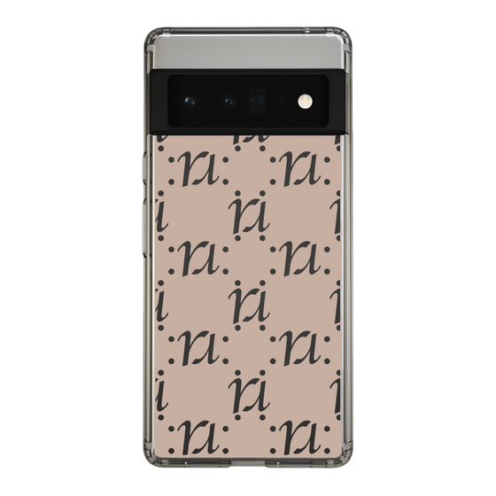 Slim Protection Case［ RESEXXY - Monogram - Beige ］