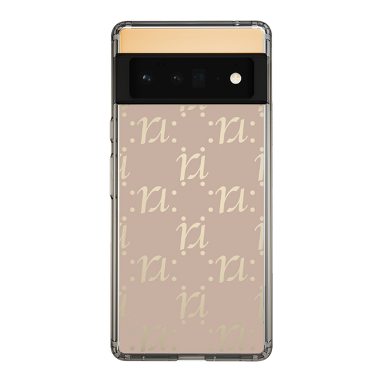 Slim Protection Case［ RESEXXY - Monogram - Beige ］