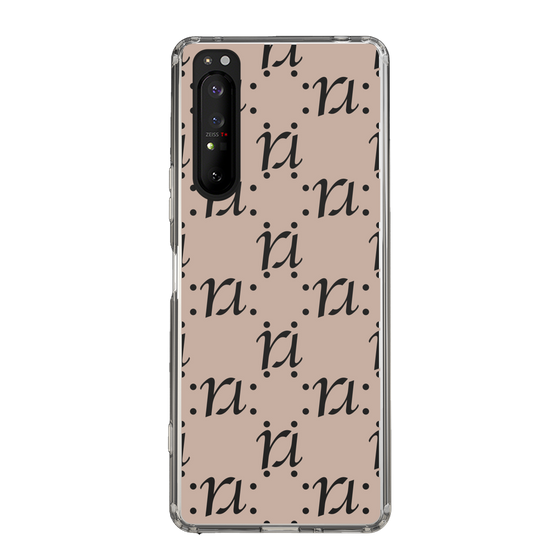Slim Protection Case［ RESEXXY - Monogram - Beige ］