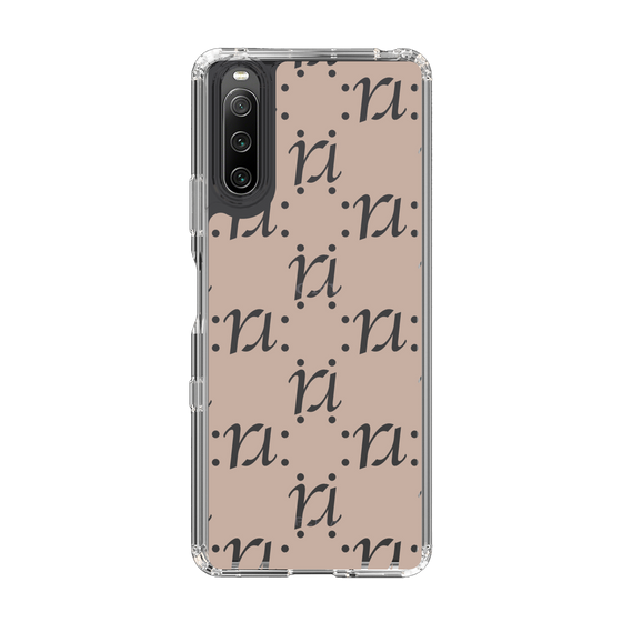 Slim Protection Case［ RESEXXY - Monogram - Beige ］