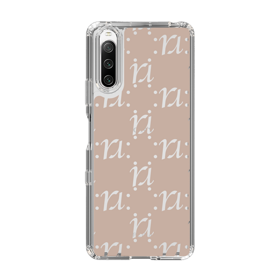 Slim Protection Case［ RESEXXY - Monogram - Beige ］