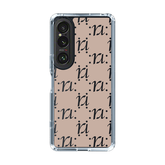 Slim Protection Case［ RESEXXY - Monogram - Beige ］