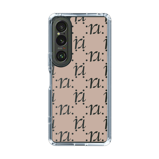 Slim Protection Case［ RESEXXY - Monogram - Beige ］