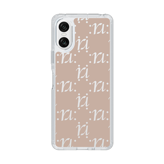 Slim Protection Case［ RESEXXY - Monogram - Beige ］
