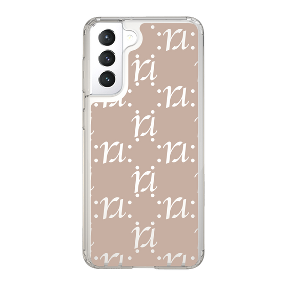 Slim Protection Case［ RESEXXY - Monogram - Beige ］