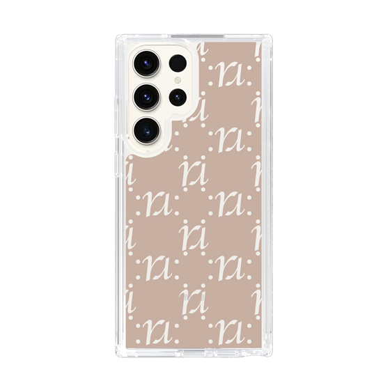 Slim Protection Case［ RESEXXY - Monogram - Beige ］