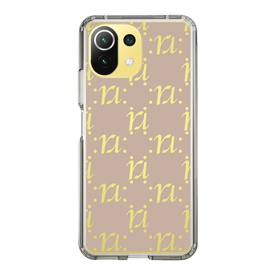 Slim Protection Case［ RESEXXY - Monogram - Beige ］