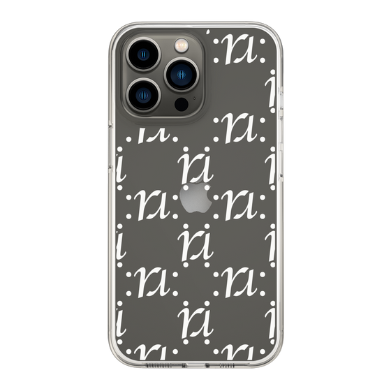 Slim Protection Case［ RESEXXY - Monogram - White ］