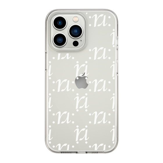 Slim Protection Case［ RESEXXY - Monogram - White ］