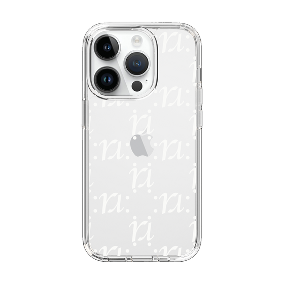 Slim Protection Case［ RESEXXY - Monogram - White ］