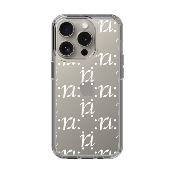 Slim Protection Case［ RESEXXY - Monogram - White ］