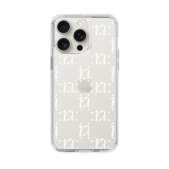Slim Protection Case［ RESEXXY - Monogram - White ］