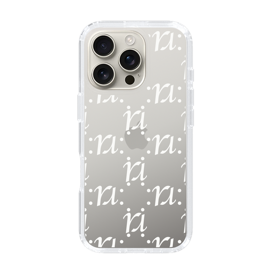 Slim Protection Case［ RESEXXY - Monogram - White ］
