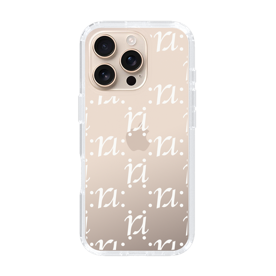 Slim Protection Case［ RESEXXY - Monogram - White ］