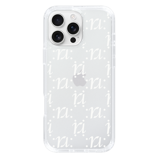 Slim Protection Case［ RESEXXY - Monogram - White ］