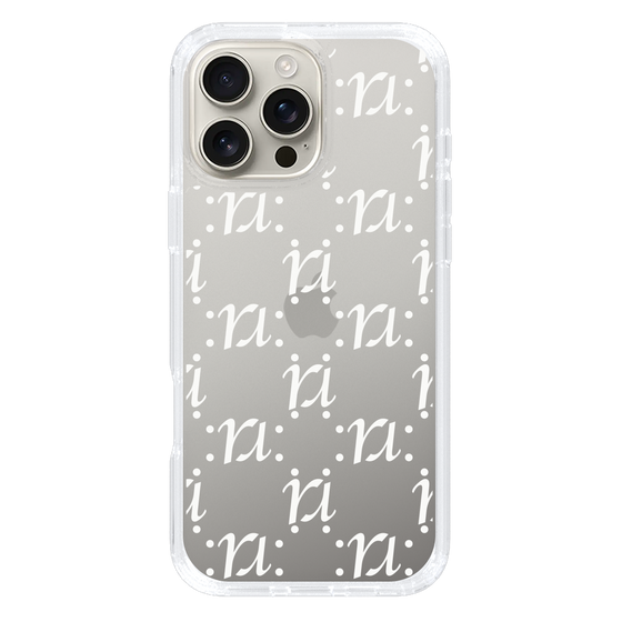 Slim Protection Case［ RESEXXY - Monogram - White ］