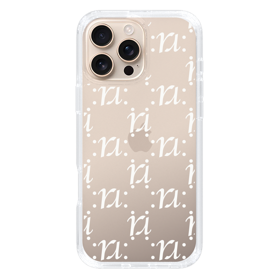 Slim Protection Case［ RESEXXY - Monogram - White ］