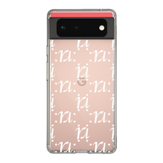 Slim Protection Case［ RESEXXY - Monogram - White ］