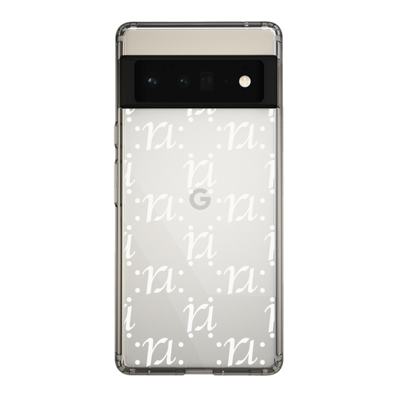 Slim Protection Case［ RESEXXY - Monogram - White ］