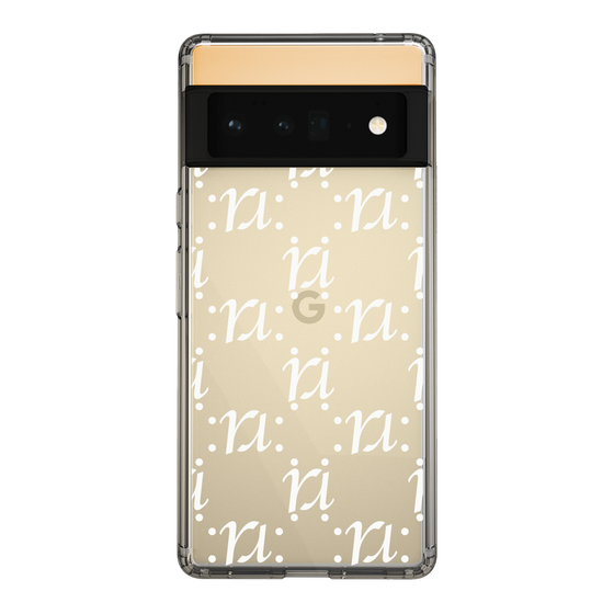 Slim Protection Case［ RESEXXY - Monogram - White ］