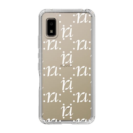 Slim Protection Case［ RESEXXY - Monogram - White ］