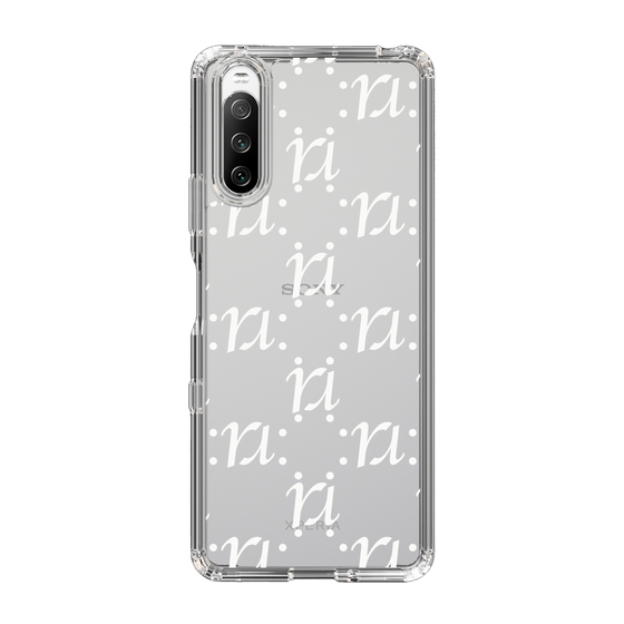 Slim Protection Case［ RESEXXY - Monogram - White ］