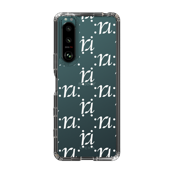Slim Protection Case［ RESEXXY - Monogram - White ］