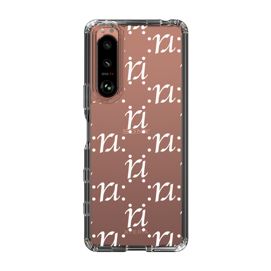 Slim Protection Case［ RESEXXY - Monogram - White ］