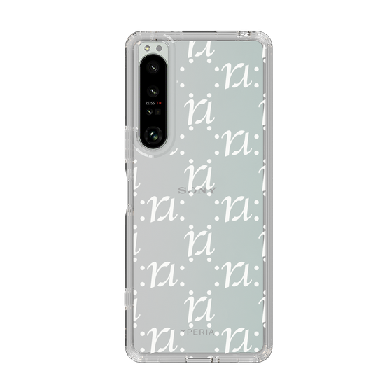Slim Protection Case［ RESEXXY - Monogram - White ］