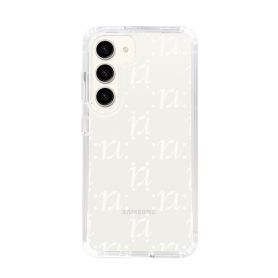 Slim Protection Case［ RESEXXY - Monogram - White ］