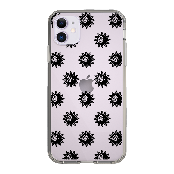 Slim Protection Case［ EVRIS - Sunny Motif - Black ］