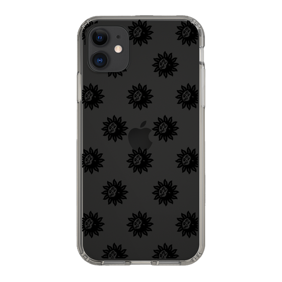 Slim Protection Case［ EVRIS - Sunny Motif - Black ］