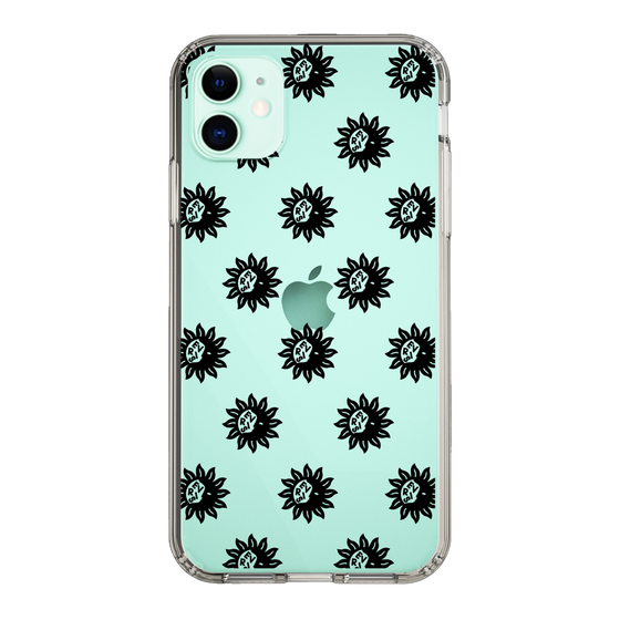 Slim Protection Case［ EVRIS - Sunny Motif - Black ］