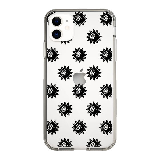 Slim Protection Case［ EVRIS - Sunny Motif - Black ］