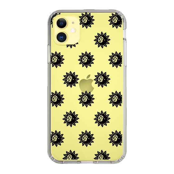 Slim Protection Case［ EVRIS - Sunny Motif - Black ］