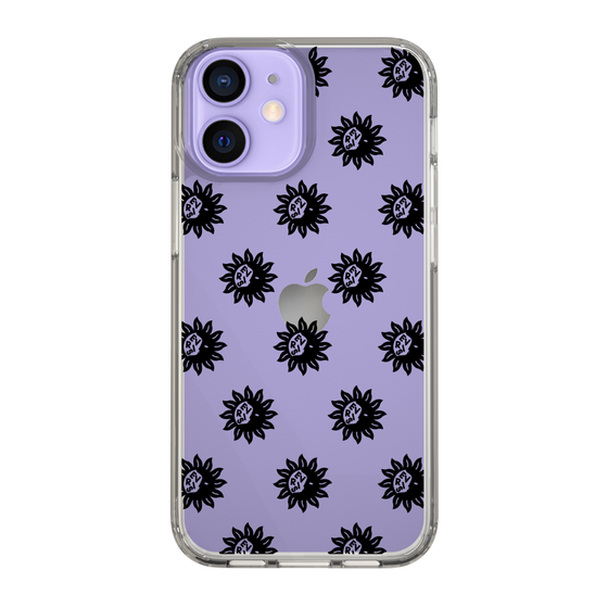 Slim Protection Case［ EVRIS - Sunny Motif - Black ］